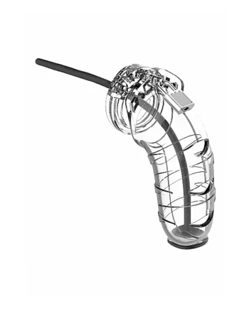 MANCAGE MODEL 17 CHASTITY 5.5 IN CAGE W/ PLUG