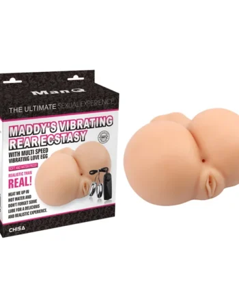 Man'Q Maddy's Vibrating Big Butt Real Vagina Male Masturbator