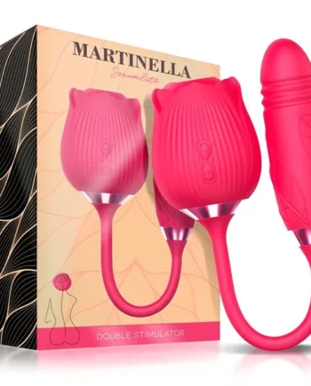 Martinella Clitoris Stimulator Suction, Vibration and Thrusting Silicone USB