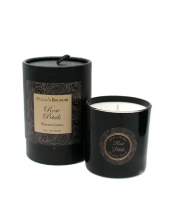 MASSAGE CANDLE ROSE PETALS 6.5 OZ