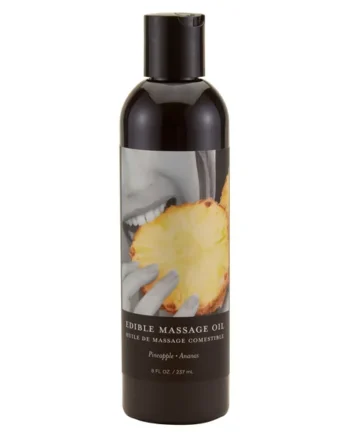MASSAGE OIL EDIBLE PINEAPPLE 8 OZ