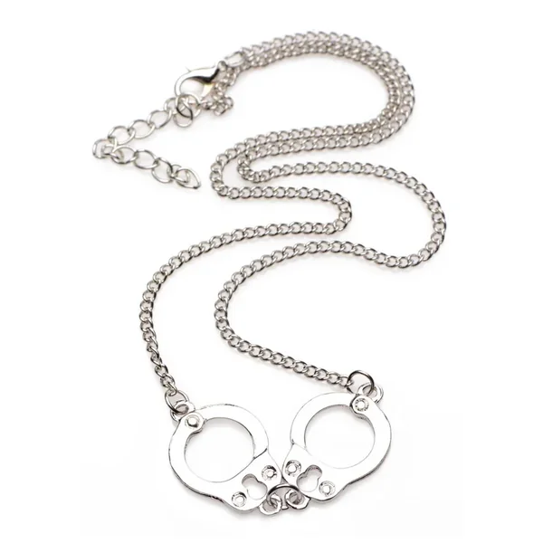 Master Series Cuff Her Handcuff Necklace – Silver
