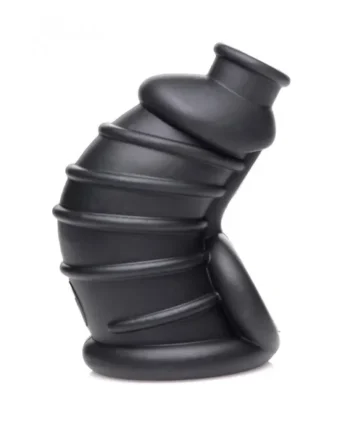 Master Series Dark Chamber Silicone Chastity Cage