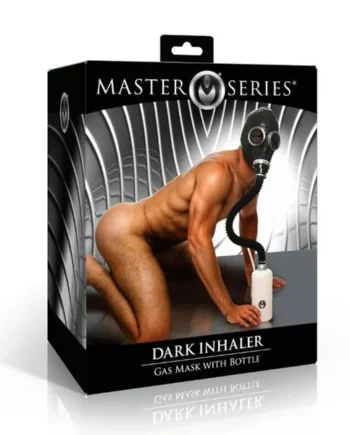 Master Series Dark Inhaler Gas Mask with Bottle by XR