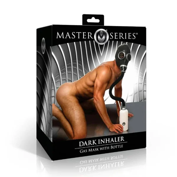 Master Series Dark Inhaler Gas Mask with Bottle by XR