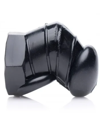 MASTER SERIES DETAINED BLACK RESTRICTIVE CHASTITY CAGE