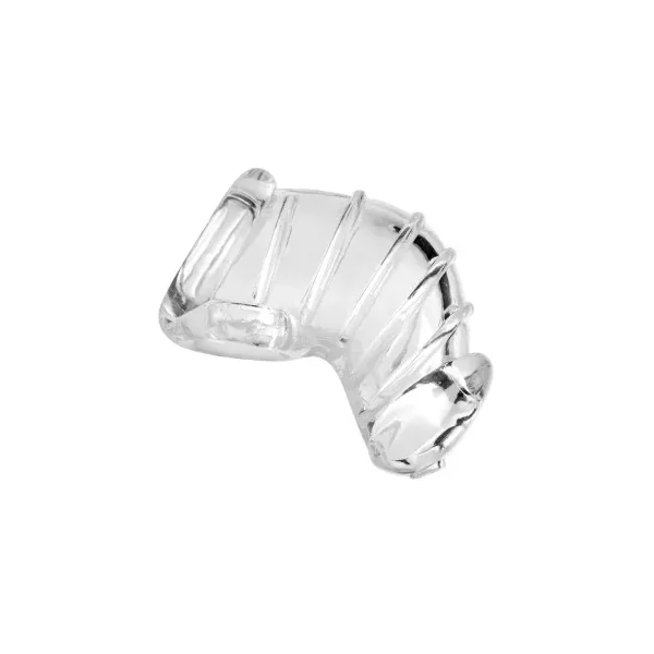 Master Series Detained Soft Body Chastity Cage, Clear