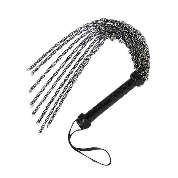 Master Series Gunmetal Chain Flogger