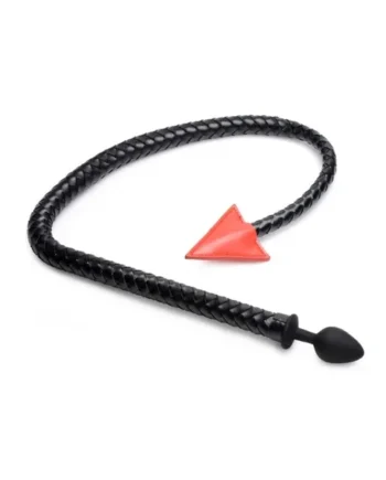 Master Series Hellbound Braided Devil Tail Plug, Black