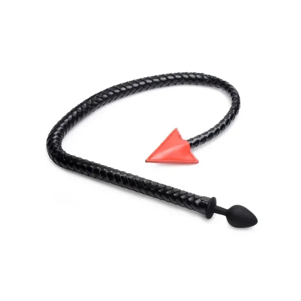 Master Series Hellbound Braided Devil Tail Plug, Black