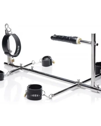 Master Series Imprisoned Metal Stockade w/Dildo