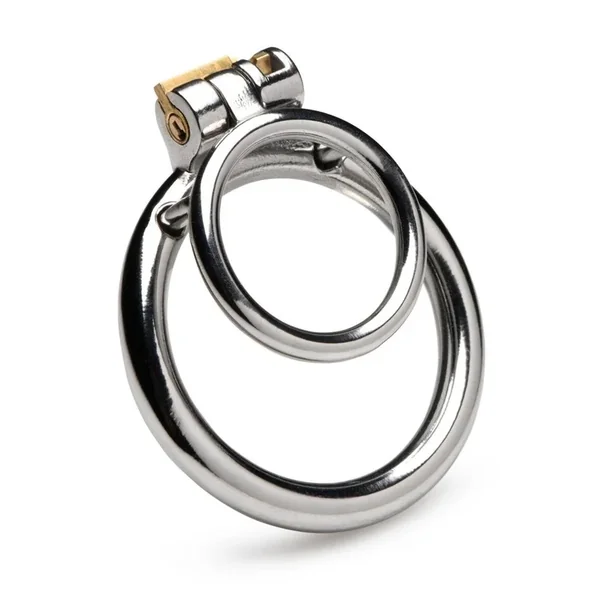Master Series Locked Cock Stainless Steel Locking Cock and Ball Ring