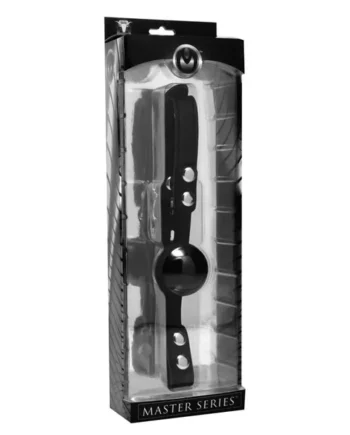 Master Series Premium Hush Locking Silicone Comfort Ball Gag