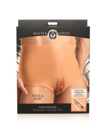 MASTER SERIES PUSSY PANTIES SILICONE VAGINA/ASS SMALL