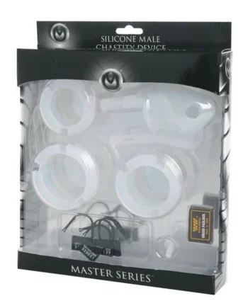 Master Series Sado Chamber Silicone Male Chastity Device