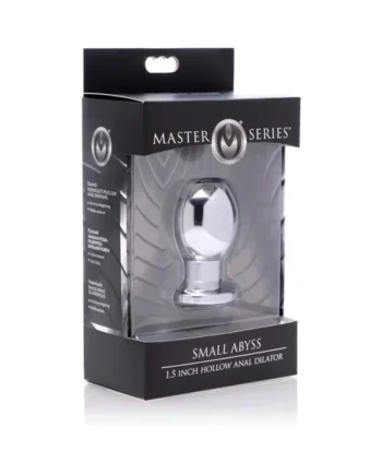 Master Series Small Abyss Steel Hollow Anal Plug