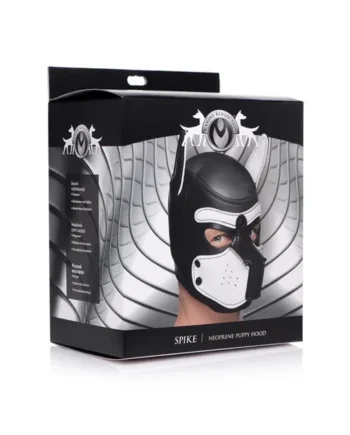 Master Series Spike Neoprene Puppy Hood - White