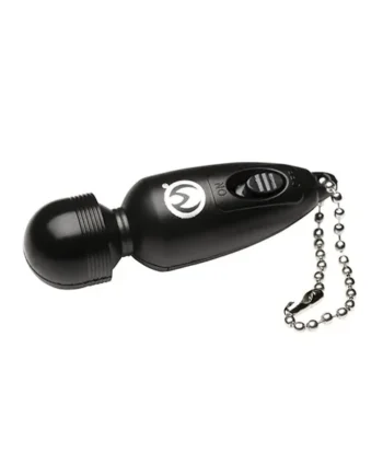 Master Series Thunderstick Mini Vibrating Wand Keychain – Black