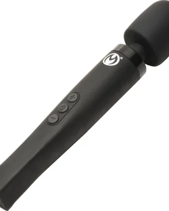 Master Series Thunderstick Pro Silicone Rechargeable Waterproof Ultra Powerful Wand Massager - Black