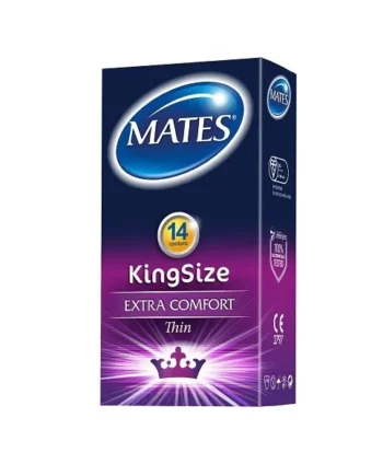 Mates King Size Condoms 14 Pack