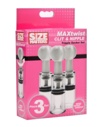 Max Twist Clit and Nipple Triple Sucker Set