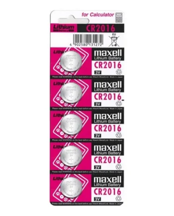 MAXELL - BATTERY LITIO CR2016 3V 5UDS