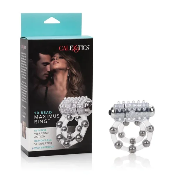 Maximus Enhancement Ring 10 Stroker Beads – Clear