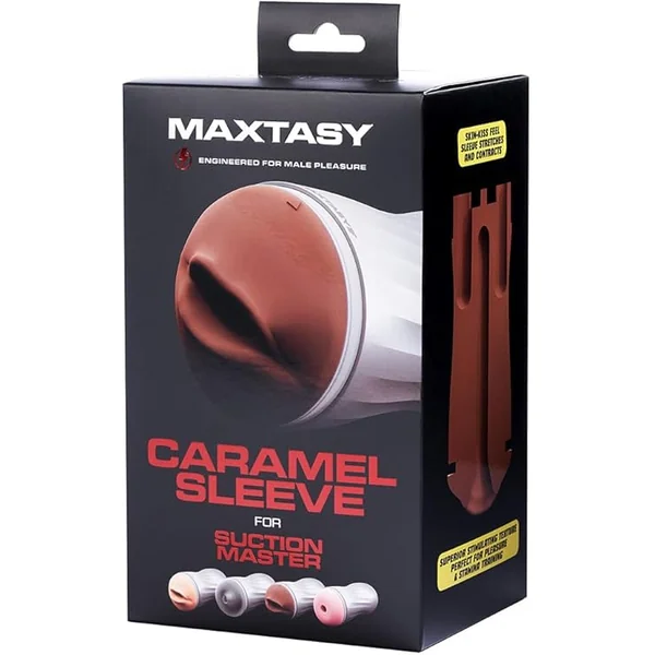 MAXTASY SUCTION SLEEVE REALISTIC CARAMEL REPLACEMENT