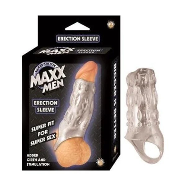 Maxx Men Erection Sleeve - Clear
