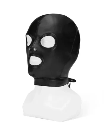 Me You Us Black Hood with Eyes Nose Mouth