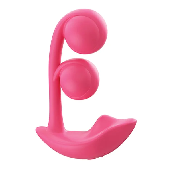 Melody Twin Balls Clit & G-Spot Vibrator - Pink