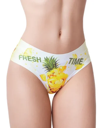Mememe Fresh Summer Pineapple Printed Thong