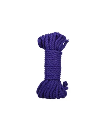 Merci Bind & Tie 6 mm Hemp Bondage Rope, 30 ft., Violet