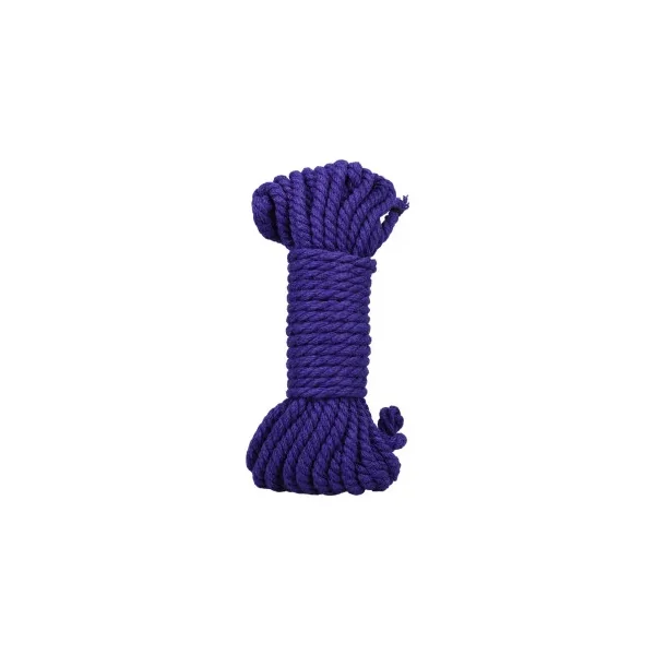 Merci Bind & Tie 6 mm Hemp Bondage Rope, 30 ft., Violet