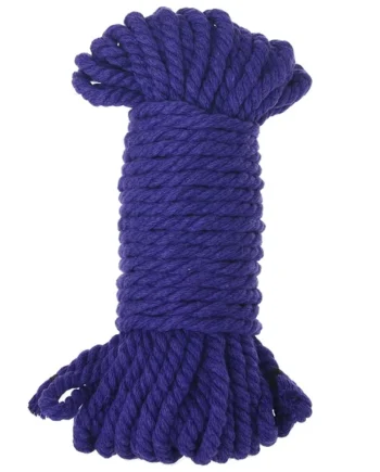 Merci Bind & Tie Hemp 50ft Bondage Rope in Purple