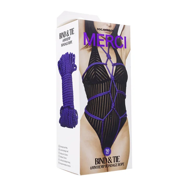 Merci Bond & Tie Bondage Rope 50ft by Doc Johnson