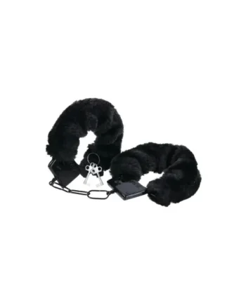 Merci Fluff Cuffs, Black