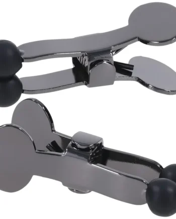 Merci - Nippers - Stainless Steel Nipple Clamps With Silicone Tip - Black