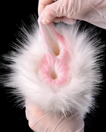 Merino Sheep Pocket Pussy Furry Sex Doll - White Fur Animal Pussies Penis Masturbator