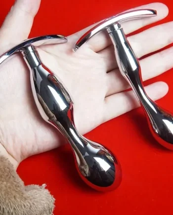 Metal Anal Plug Dildo Aluminum Alloy Anus Ass Butt Plug Trainer Dilator