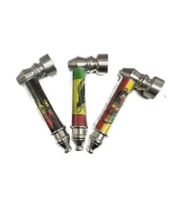Metal Hand Pipe Bob Rasta