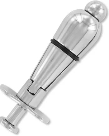 METAL HARD - METAL ANAL PLUG WITH LOCK