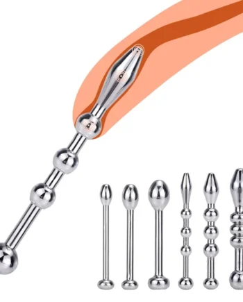 Metal Urethral Sounding Delay Ejaculation Penis Plug Cum Stopper