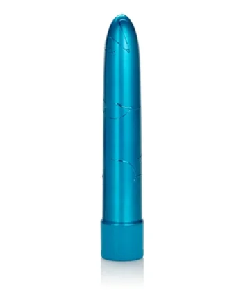 METALLIC 6.5IN MASSAGER BLUE
