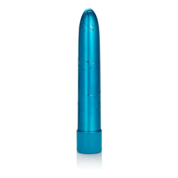 METALLIC 6.5IN MASSAGER BLUE