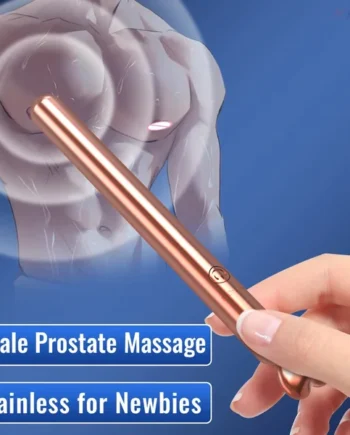 Metallic Anal Vibrator Prostate Massager Butt Plug