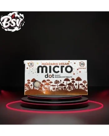 Micro Dot Mushroom Tablets 10ct Mandarin Dream
