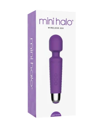 MINI HALO AMETHYST WAND RECHARGEABLE