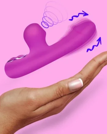 MINI SUCTION RABBIT VIBRATOR PURPLE