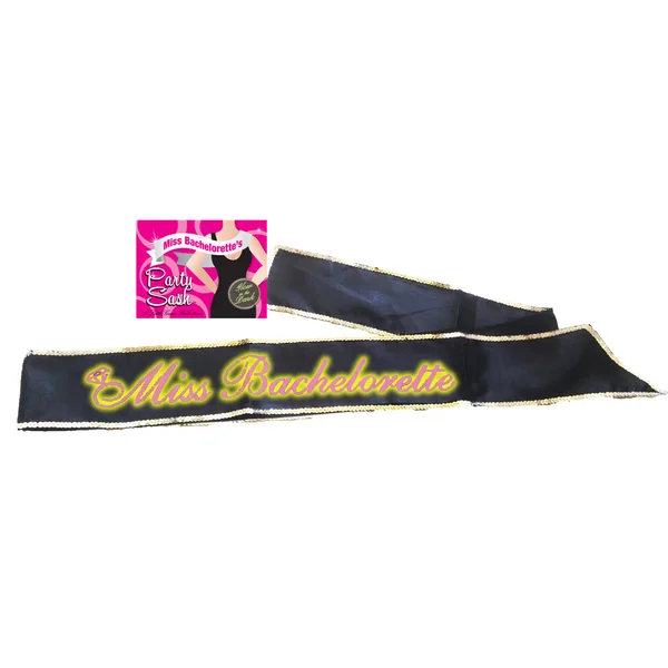 MISS BACHELORETTE SASH GLOW IN THE DARK